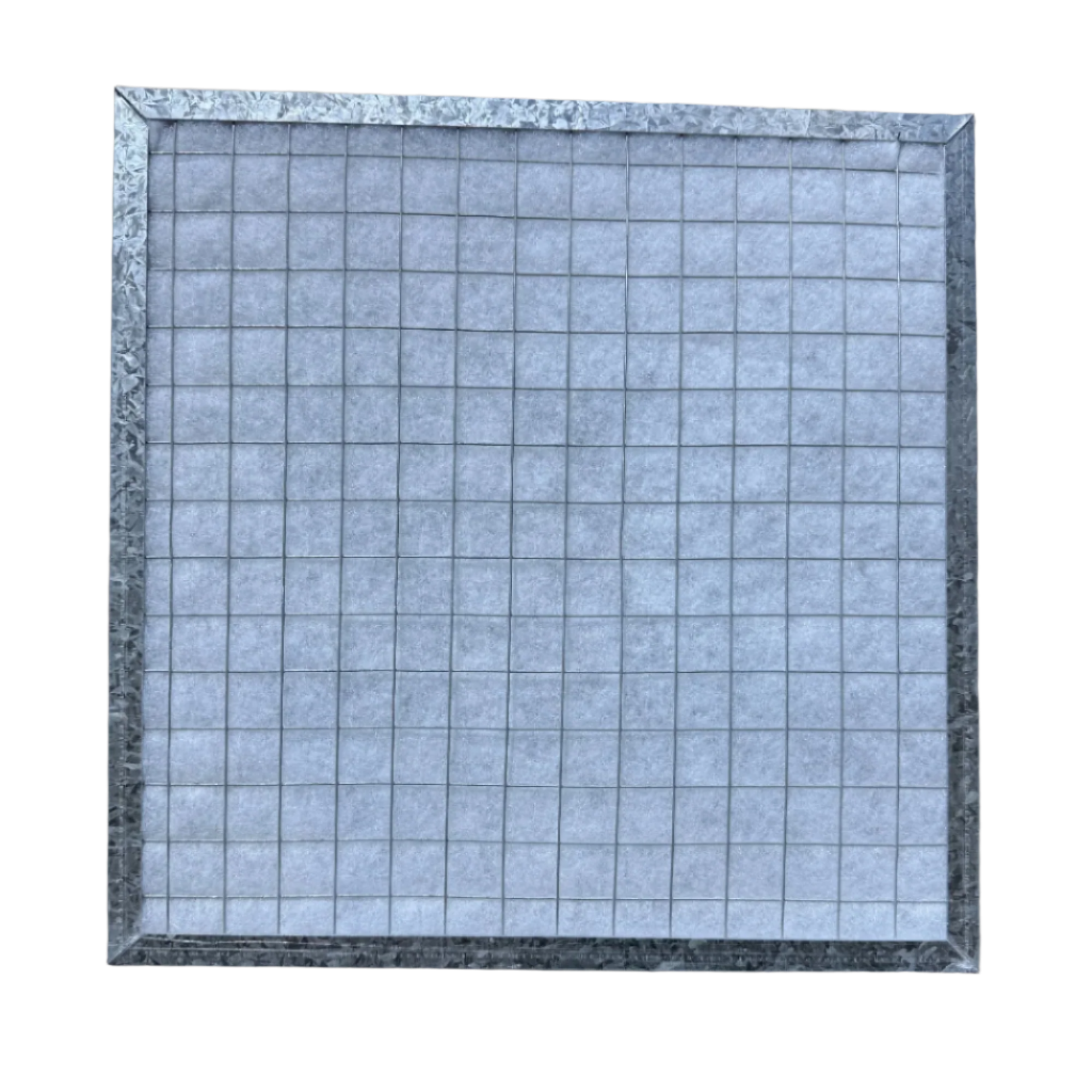 HVAC Flat Filter – Galvanised Steel Frame | G4 & F5 Media Grades - Washable