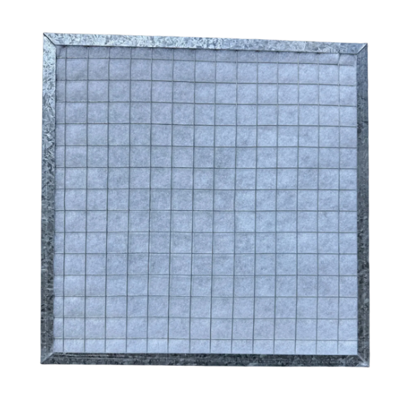 Flat Filter – Galvanised Steel Frame | G4 & F5 Media Grades - Washable