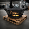 Fire Pit - Soldiers Dawn - 3mm Corten Steel flat pack  – Australian Made