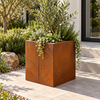 Corten Steel Planter Box – 500mm High | Australian Made