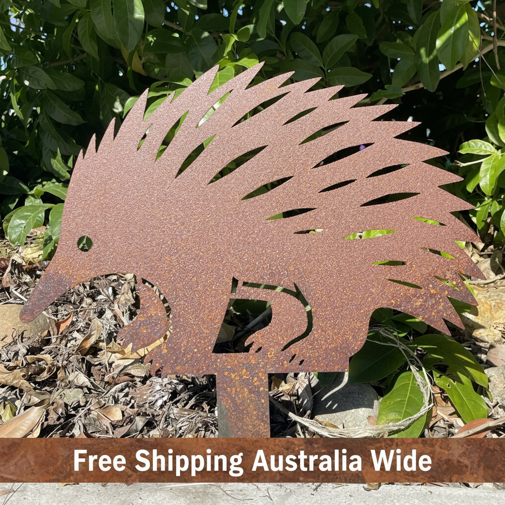 Echidna Garden Stake – Australian Made Corten Steel