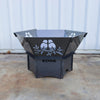 Fire Pit - Lovebirds - 3mm Corten Steel flat pack  – Australian Made