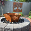 Fire Pit - Dragon 3mm Corten Steel flat pack – Australian Made