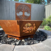 Fire Pit - Dragon 3mm Corten Steel flat pack – Australian Made