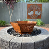 Fire Pit - Tiger 3mm Corten Steel flat pack – Australian Made