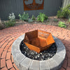 Fire Pit - Smash 3mm Corten Steel flat pack  – Australian Made