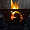 Fire Pit - Horse and Soul 3mm Corten Steel flat pack  – Australian Made