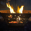 Fire Pit - Spaceman 3mm Corten Steel flat pack  – Australian Made