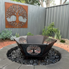 Fire Pit - Tree of Life 3mm Corten Steel flat pack  – Australian Made