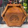 Fire Pit - Tree of Life 3mm Corten Steel flat pack  – Australian Made