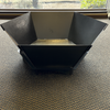 Plain all sides fire pit corten steel