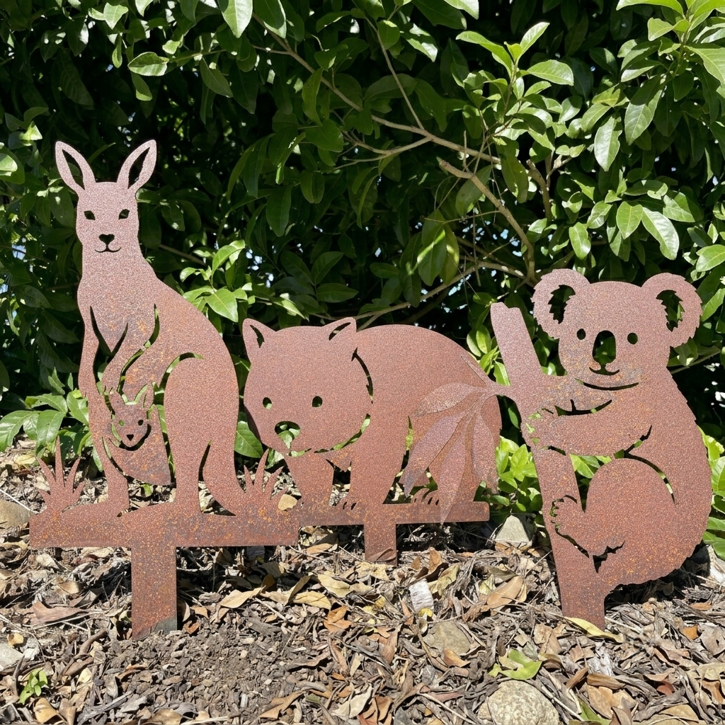 Aussie Backyard Trio – Choose Any 3 Native Animal Stakes