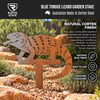 Blue Tongue Lizard Garden Stake – Australian Corten Steel