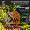 Giant Cassowary Garden Stake – Heavy Duty 3mm Corten Steel