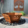Fire Pit - Dragon 3mm Corten Steel flat pack – Australian Made