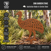 Emu Garden Stake – Australian Made Corten Steel