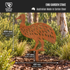 Emu Garden Stake – Australian Made Corten Steel