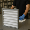 V-Form Filter – Galvanised Steel Frame | G4 & F5 Media Grades