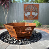 Fire Pit - Gone Fishing 3mm Corten Steel flat pack – Australian Made