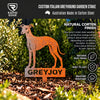 Custom Corten Steel Italian Greyhound Garden Stake - Personalized Name Plaque