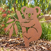 Koala Garden Stake – Australian Made Corten Steel