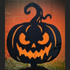 Halloween Corten Steel Garden Stakes | Spooky Metal Yard Art