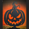 Halloween Corten Steel Garden Stakes | Spooky Metal Yard Art