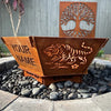 Fire Pit - Tiger 3mm Corten Steel flat pack – Australian Made