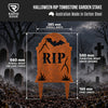 Halloween Corten Steel Garden Stakes | Spooky Metal Yard Art