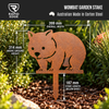 Wombat Garden Stake – Australian Made Corten Steel